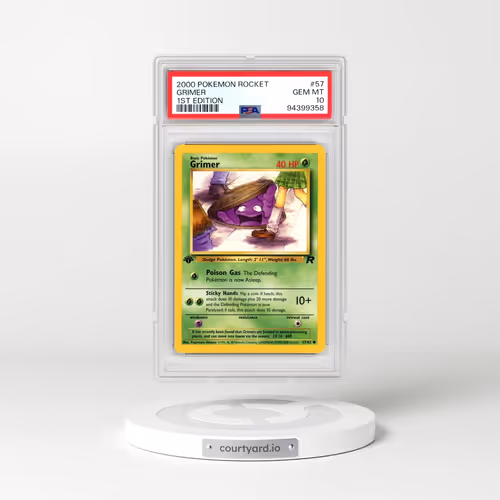 2000 Pokémon Rocket #57 Grimer - 1st Edition (PSA 10 GEM MINT)