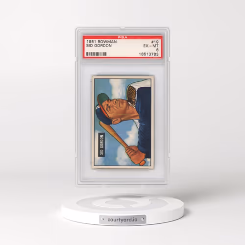 1951 Bowman #19 Sid Gordon (PSA 6 EX-MT)