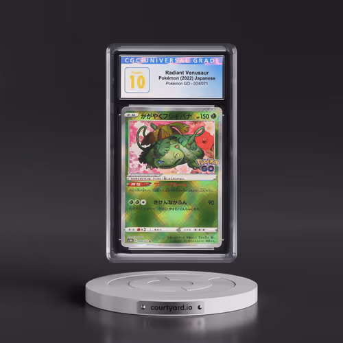 2022 Pokémon GO #004/071 Radiant Venusaur - Holo (CGC 10 PRISTINE)