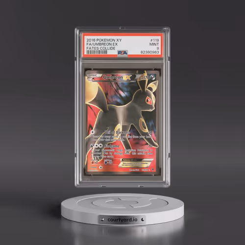 2016 Pokémon XY Fates Collide #119 Umbreon EX - Holo Full Art (PSA 9 MINT)