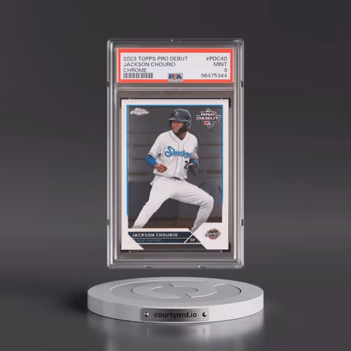2023 Topps Pro Debut #PDC40 Jackson Chourio - Chrome (PSA 9 MINT)