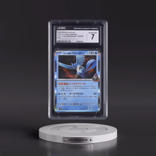 2025 Glory of the Rocket Gang - sv10 #022/098 Team Rocket's Articuno - Holo (CGC 7 NM)