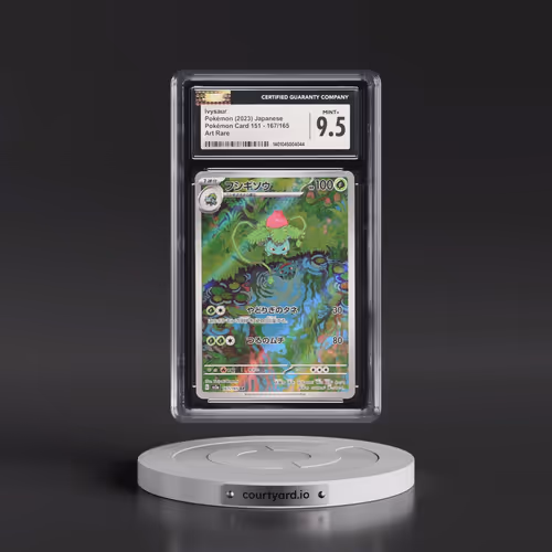2023 Pokémon Card 151 #167/165 Ivysaur - Art Rare Holo (CGC 9.5 MINT+)