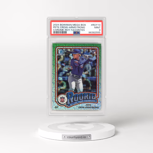 2024 Bowman Mega Box Chrome Rookie of the Year Favorites #ROY13 Pete Crow-Armstrong (PSA 9 MINT)