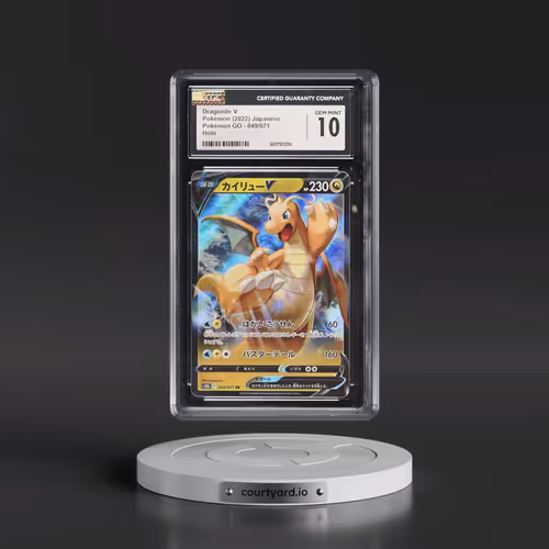 2022 Pokémon GO #049/071 Dragonite V - Holo (CGC 10 GEM MINT)