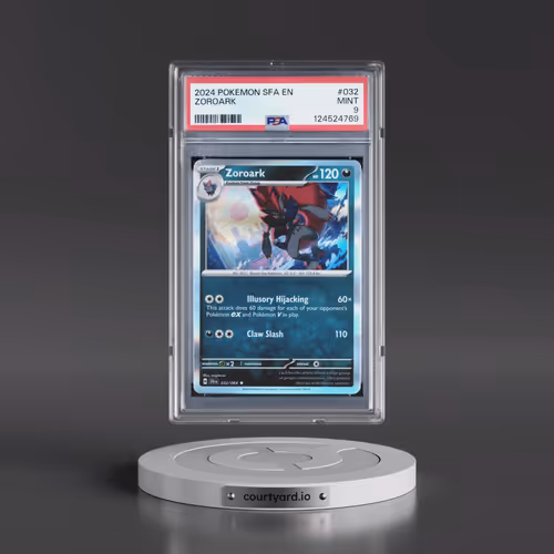 2024 Pokémon Sfa EN-Shrouded Fable #032 Zoroark (PSA 9 MINT)