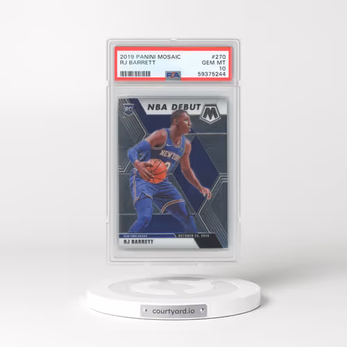2019 Panini Mosaic #270 RJ Barrett (PSA 10 GEM MINT)