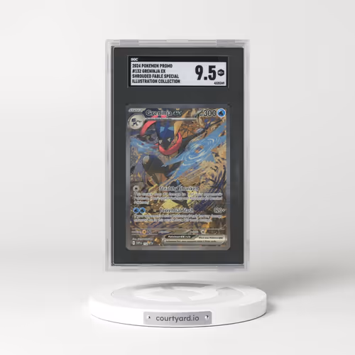 2024 Pokémon Promo #132 Greninja Ex - Shrouded Fable Special Illustration Collection (SGC 9.5 MINT+)