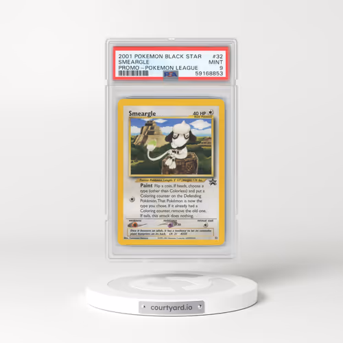 1999 Black Star Promos #32 Smeargle - Pokémon League (PSA 9 MINT)