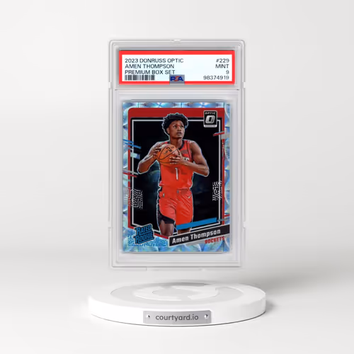 2023 Panini Donruss Optic #229 Amen Thompson - Premium Box Set (PSA 9 MINT)