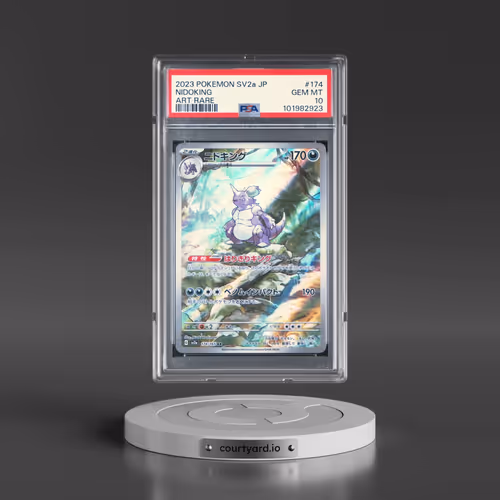 2023 Pokémon Sv2a-Pokemon 151 #174 Nidoking - Art Rare (PSA 10 GEM MINT)