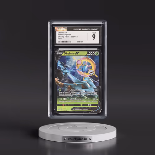 2021 Shining Fates #009/072 Dhelmise V - Holo (CGC 9 MINT)