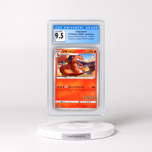 2019 Sword & Shield Promos #143/S-P Charizard - Pokémon Center Pack Purchase (CGC 10 GEM MINT)