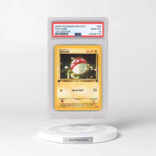 2000 Pokémon Rocket #69 Voltorb - 1st Edition (PSA 10 GEM MINT)