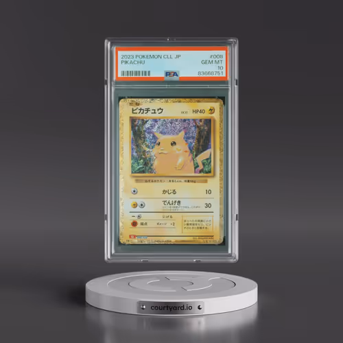 2023 Pokémon Cll-Trading Card Game Classic Charizard & HO-Oh EX Deck #008 Pikachu (PSA 10 GEM MINT)