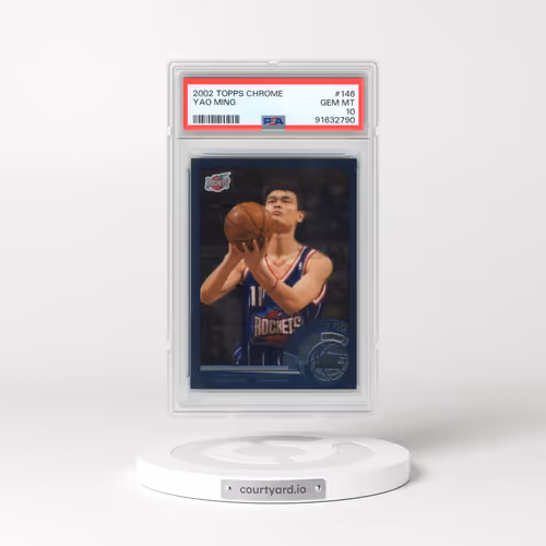 2002 Topps Chrome #146 Yao Ming (PSA 10 GEM MINT)