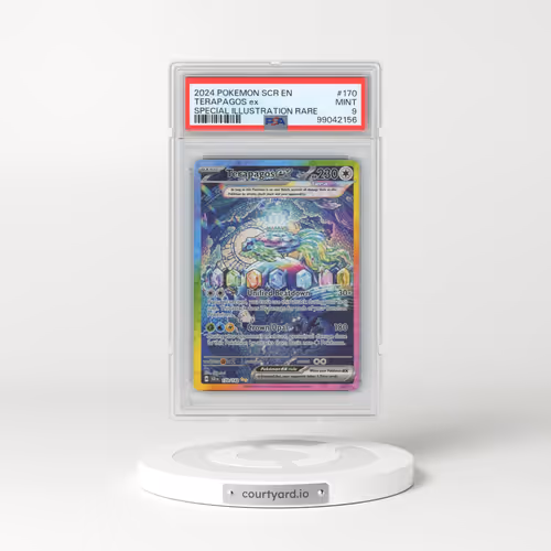 2024 Pokémon Scr EN-Stellar Crown #170 Terapagos EX - Holo Special Illustration Rare (PSA 9 MINT)