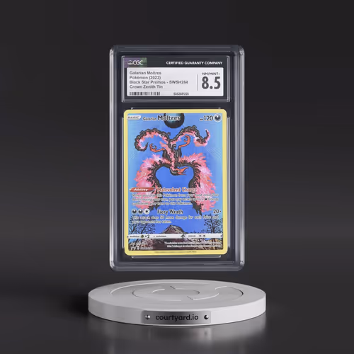 2017 Black Star Promos - Sword & Shield #SWSH284 Galarian Moltres - Crown Zenith Tin (Holo) (CGC 8.5