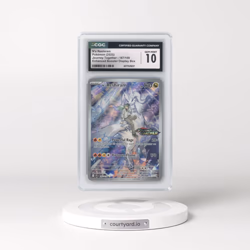 2025 Journey Together - JTG EN #167/159 N's Reshiram - Enhanced Booster Display Box (Journey Togethe
