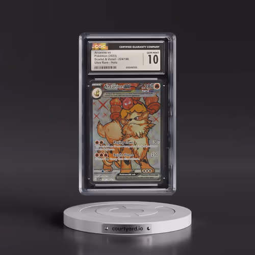 2023 Scarlet & Violet #224/198 Arcanine ex - Ultra Rare Holo (CGC 10 GEM MINT)