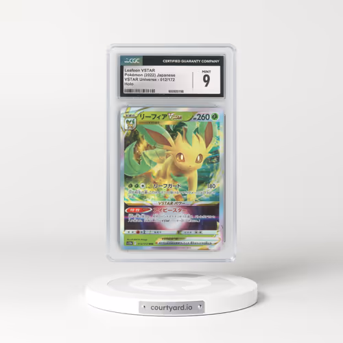 2022 VSTAR Universe #012/172 Leafeon VSTAR - Holo (CGC 9 MINT)