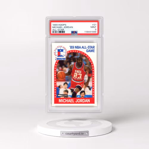 1989 Hoops #21 Michael Jordan - All-Star (PSA 9 MINT)