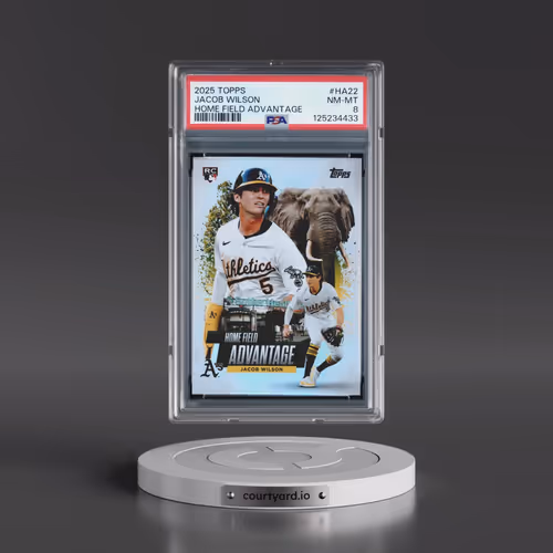 2025 Topps Home Field Advantage #HA22 Jacob Wilson - Series 2 (PSA 8 NM-MT)