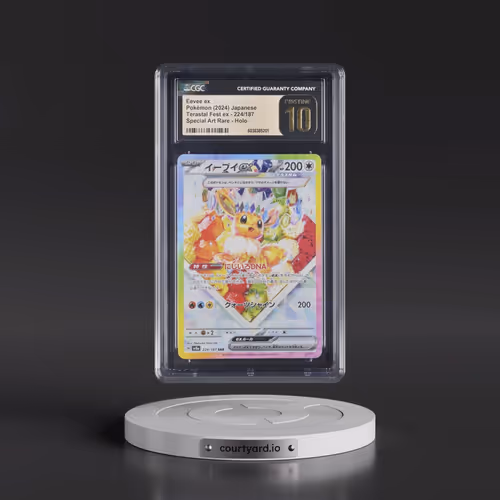 2024 High Class Pack: Terastal Fest ex - sv8a #224/187 Eevee ex - Special Art Rare Holo (CGC 10 PRIS