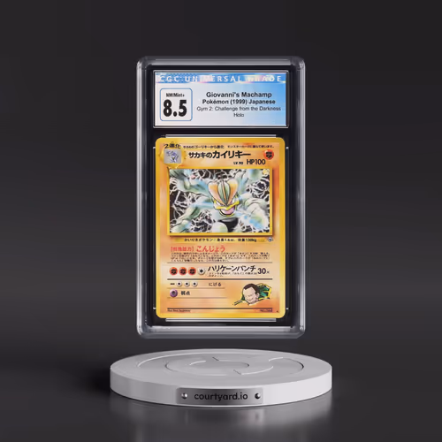 1999 Gym 2: Challenge from the Darkness Giovanni's Machamp - Holo (CGC 8.5 NM-MT+)