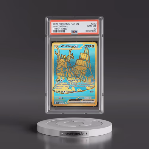 2024 Pokémon Paf EN-Paldean Fates #240 WO-Chien EX - Holo Hyper Rare (PSA 10 GEM MINT)