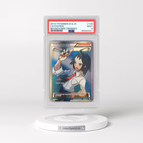 2012 Pokémon Black & White Boundaries Crossed #148 Cheren - Full Art (PSA 9 MINT)