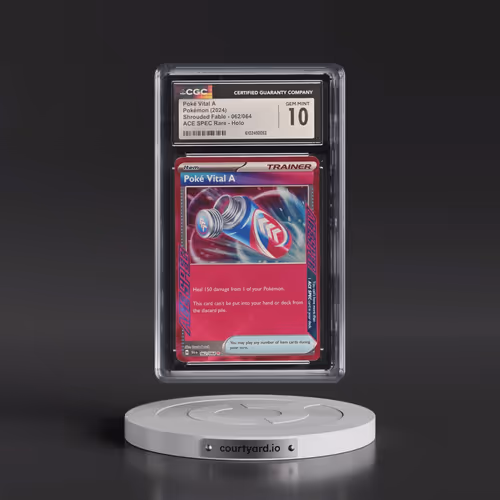 2024 Pokémon Sfa EN-Shrouded Fable #062 Poke Vital A (CGC 10 GEM MINT)