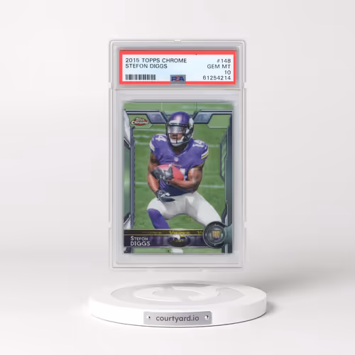2015 Topps Chrome #148 Stefon Diggs (PSA 10 GEM MINT)