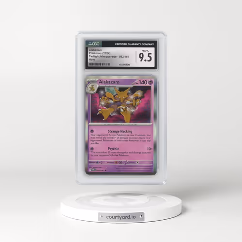 2024 Twilight Masquerade - TWM EN #082/167 Alakazam - Holo (CGC 9.5 MINT+)