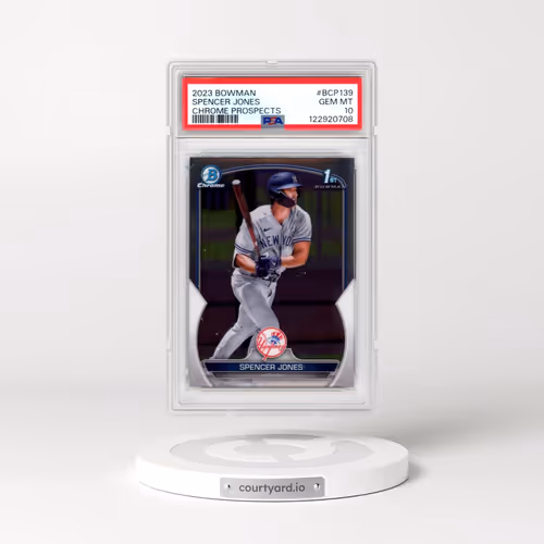 2023 Bowman Chrome Prospects #BCP139 Spencer Jones (PSA 10 GEM MINT)