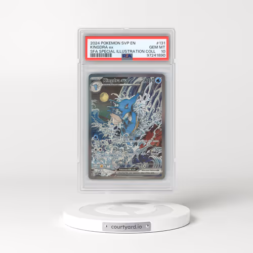 2024 Pokémon Svp EN-SV Black Star Promo #131 Kingdra EX - Holo Shrouded Fable Special Illustration Collection (PSA 10 GEM MINT)