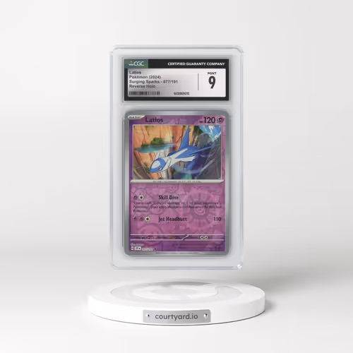 2024 Surging Sparks - SSP EN #077/191 Latios - Reverse Holo (CGC 9 MINT)
