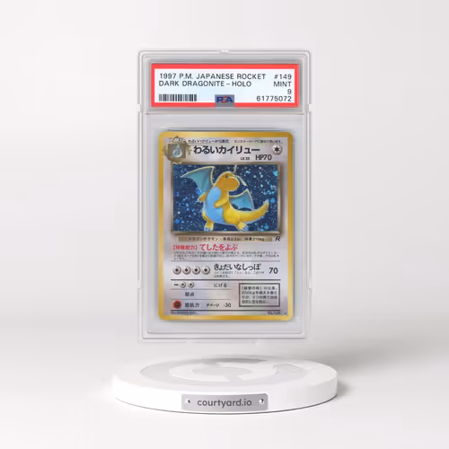 1997 Pokémon Rocket #149 Dark Dragonite - Holo (PSA 9 MINT)