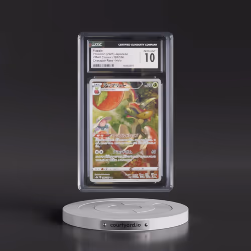 2021 VMAX Climax #186/184 Flapple - Character Rare Holo (CGC 10 GEM MINT)