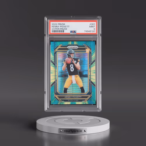 2022 Panini Prizm #301 Kenny Pickett - Hyper Prizm (PSA 9 MINT)