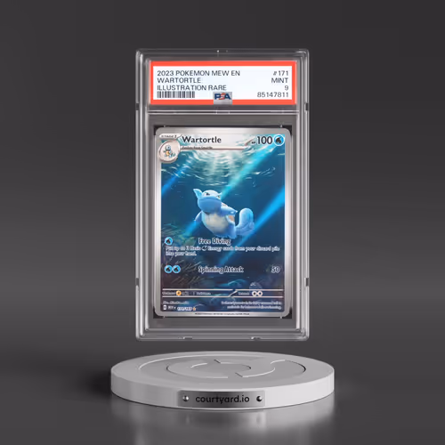 2023 Pokémon Mew EN-151 #171 Wartortle - Illustration Rare (PSA 9 MINT)