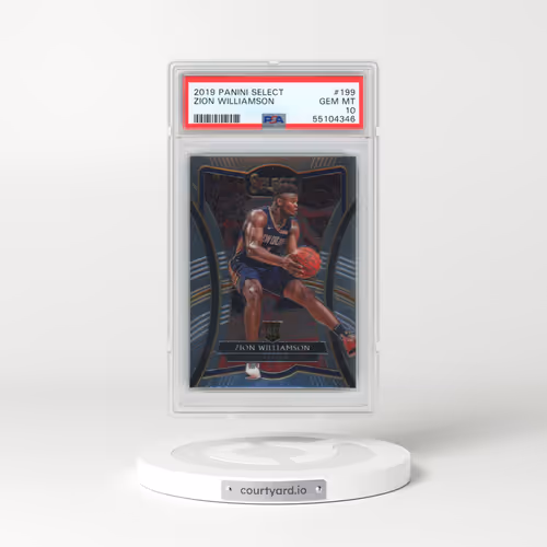 2019 Panini Select #199 Zion Williamson (PSA 10 GEM MINT)