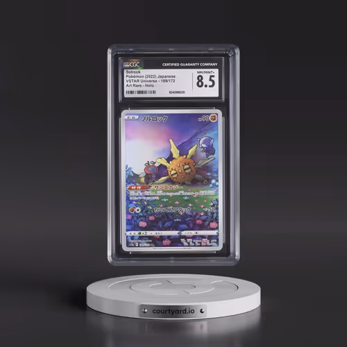 2022 VSTAR Universe #189/172 Solrock - Art Rare Holo (CGC 8.5 NM-MT+)