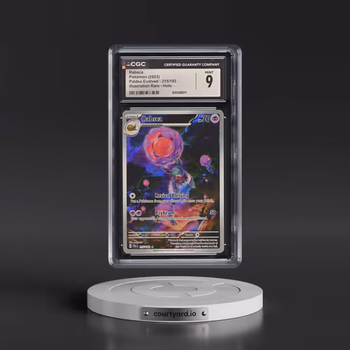 2023 Paldea Evolved - PAL EN #215/193 Rabsca - Illustration Rare Holo (CGC 9 MINT)