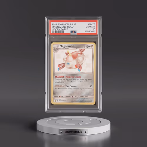 2019 Pokémon Sun & Moon Hidden Fates #SV29 Magnezone - Holo (PSA 10 GEM MINT)