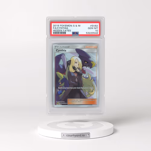 2019 Pokémon Sun & Moon Hidden Fates #SV82 Cynthia - Full Art (PSA 10 GEM MINT)