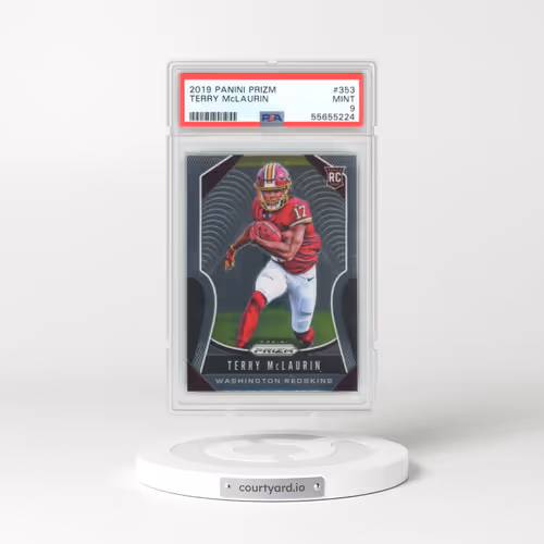 2019 Panini Prizm #353 Terry McLaurin (PSA 9 MINT)