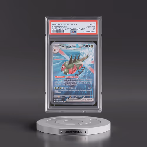 2025 Pokémon Dri EN-Destined Rivals #228 Yanmega EX - Holo Special Illustration Rare (PSA 10 GEM MIN