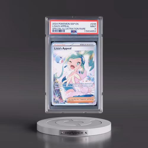 2024 Pokémon Ssp EN-Surging Sparks #246 Lisia's Appeal - Special Illustration Rare (PSA 9 MINT)