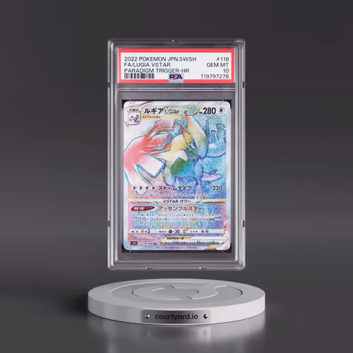 2022 Pokémon Sword & Shield Paradigm Trigger #118 Lugia Vstar - Full Art Hyper Rare (PSA 10 GEM MINT